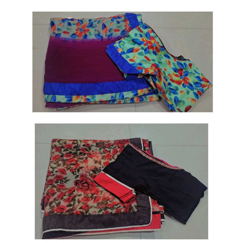 Elegant sarees set of 2