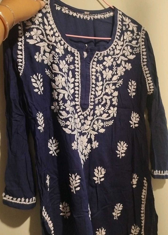 Navy Blue Kurti