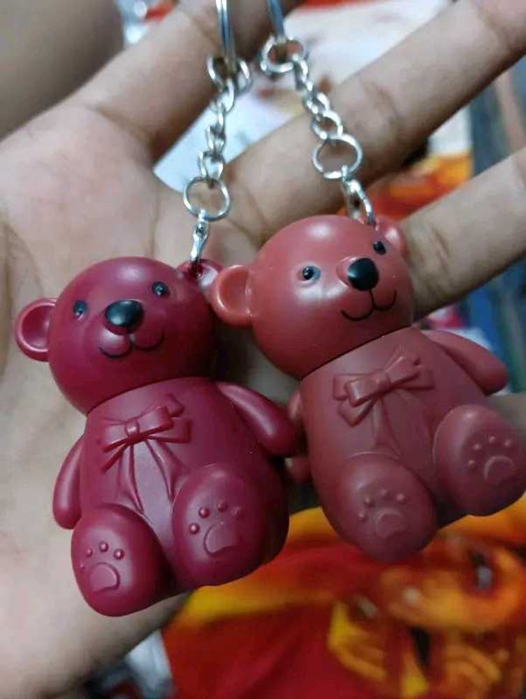 Teddy Bear Keychains Lipsticks