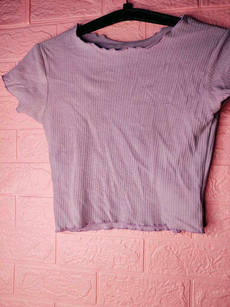 Beautiful Levender Crop Top 💜
