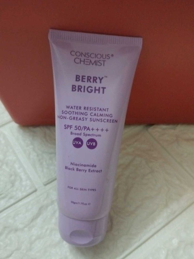 Conscious Chemist Sunscreen