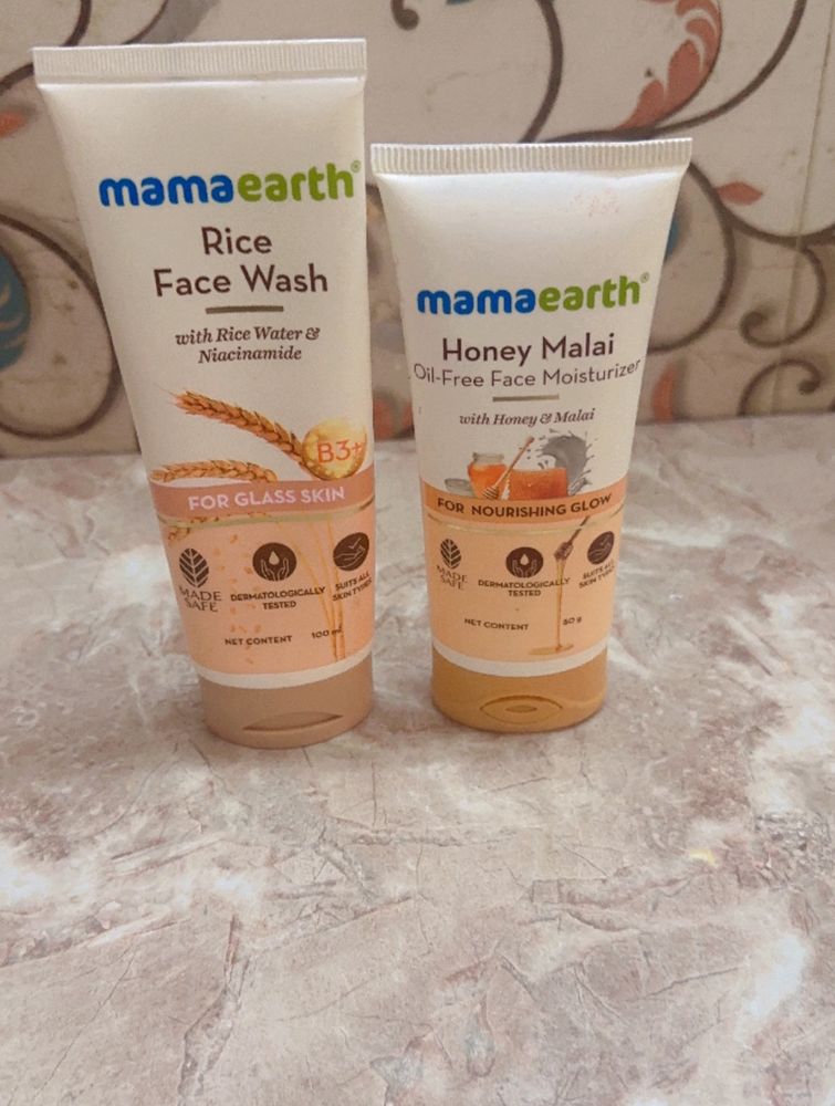Mamaearth Malai Moisturiser/ Face Wash