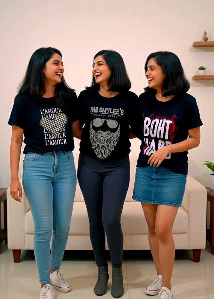 3 Set Graphic T-shirt