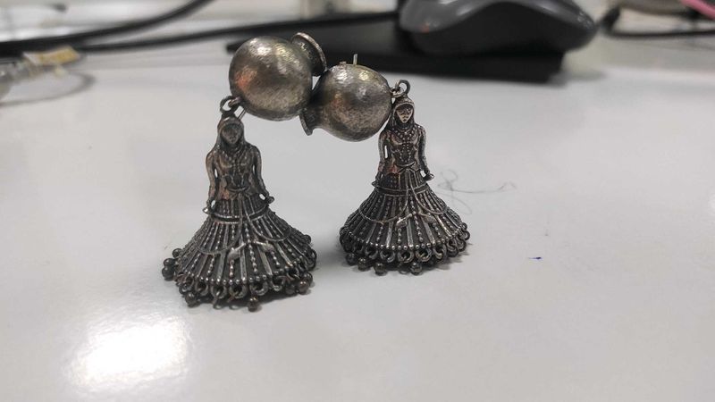 Pure German Silver Earings