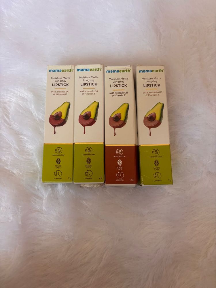 Mamaearth Moisture Matte Lipstick Bundle