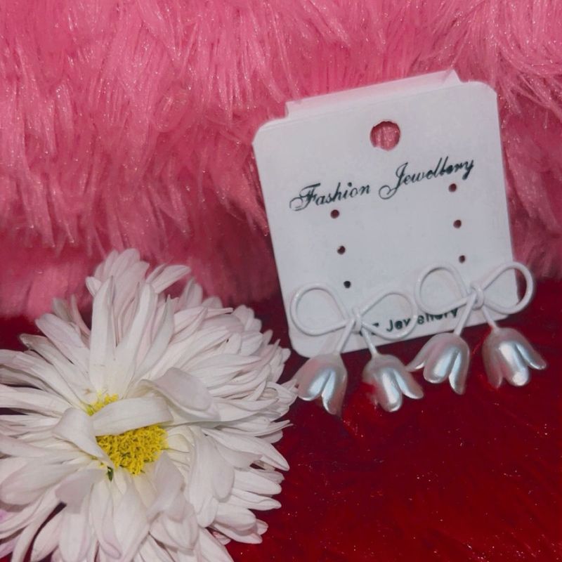 Cute Flower Drop Earrings