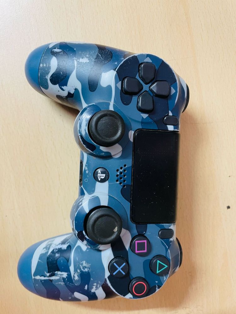 PS4 Controller - Blue Camo
