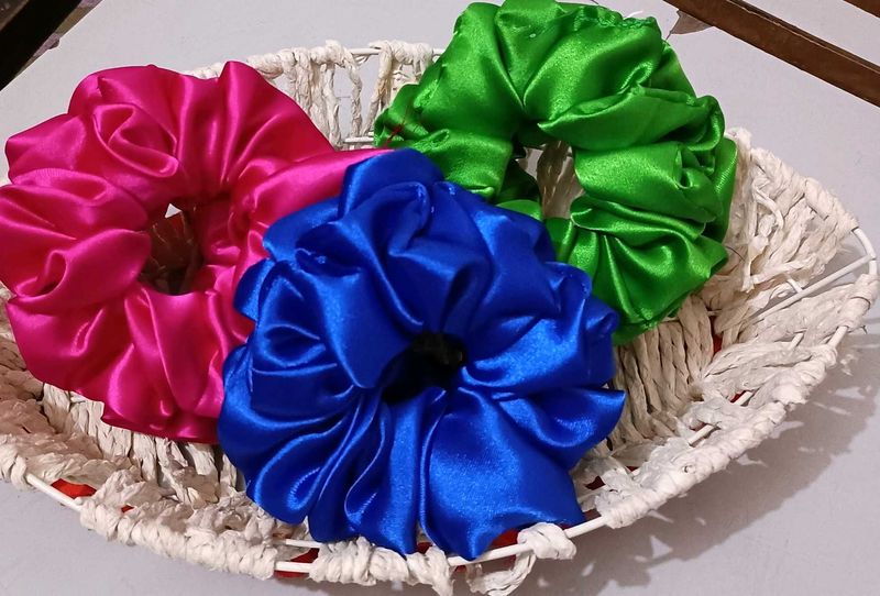 Colorful Scrunchie Set - Hair Accessories