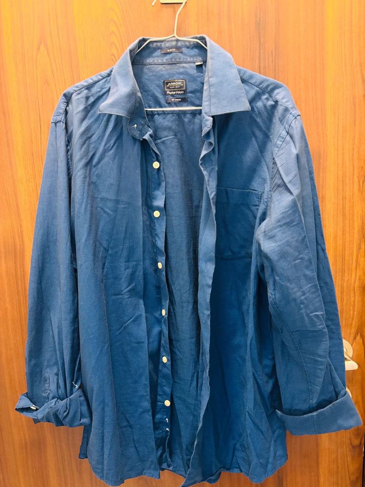 Arrow Blue Long Sleeve Shirt