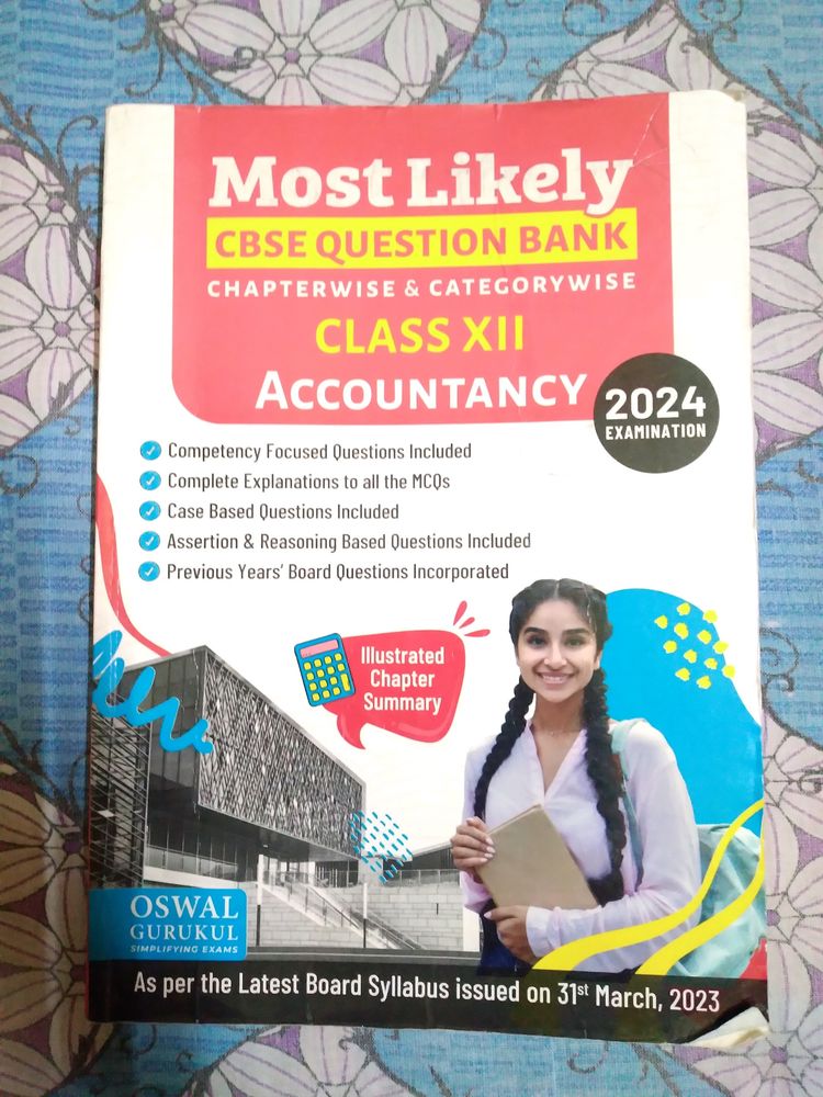 Oswall Question Bank Of Accountancy CLASS 12