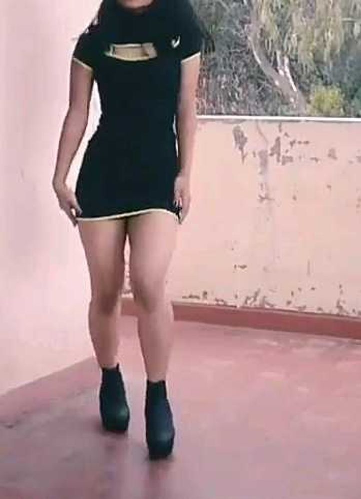 Black Ribbed Dress
