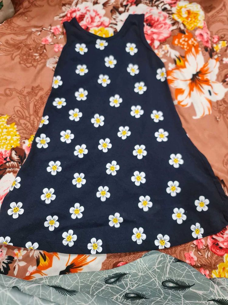 Daisy Print Mini Dress❤️❤️
