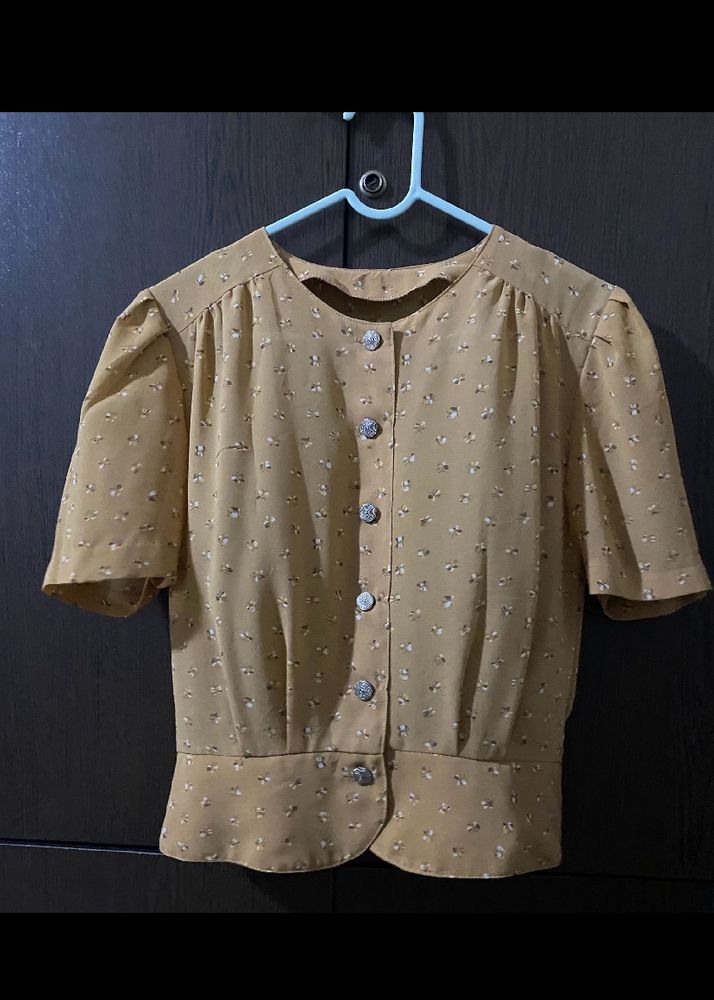 Korean Puff Shoulder Tops
