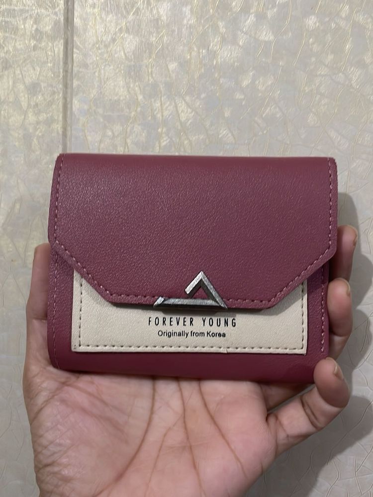 Sleek Korean Wallet For Girls