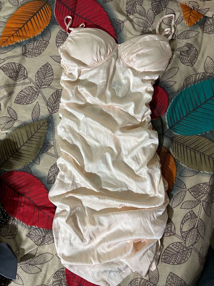 Ruched Bodycon Mini Dress