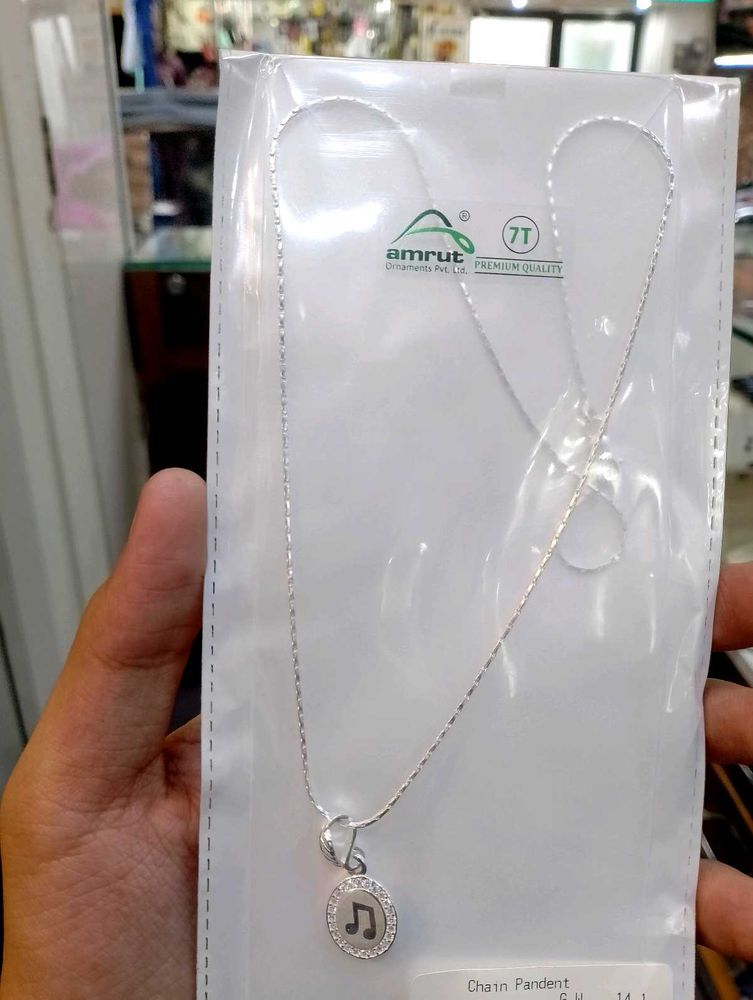Chain Pandent Pure Silver