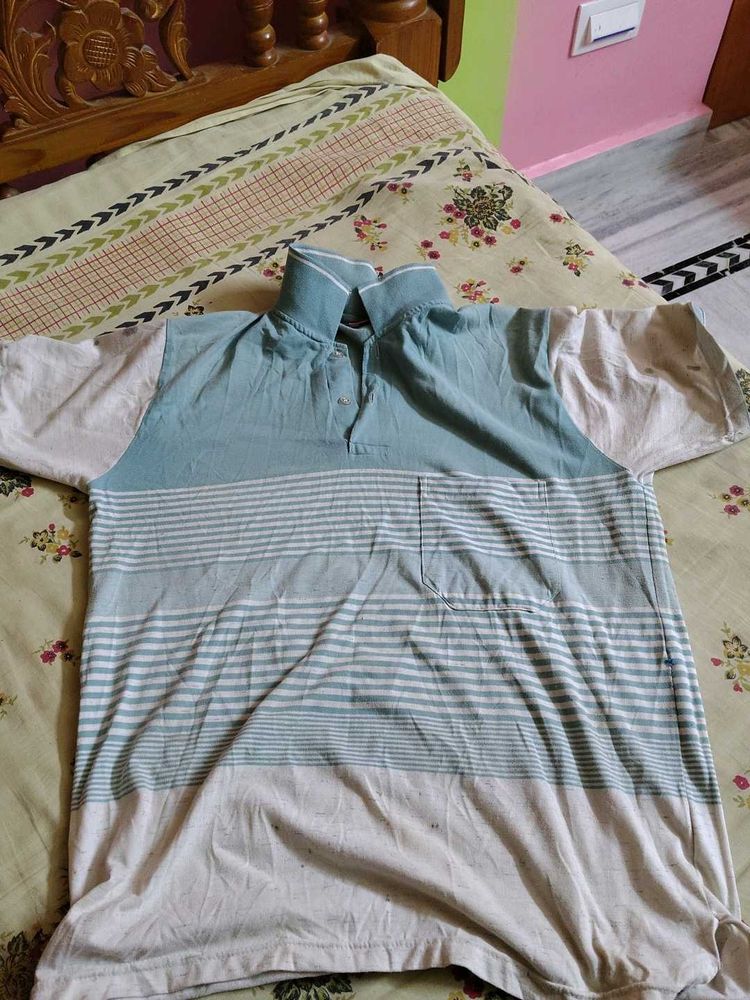 Striped Polo T-shirt