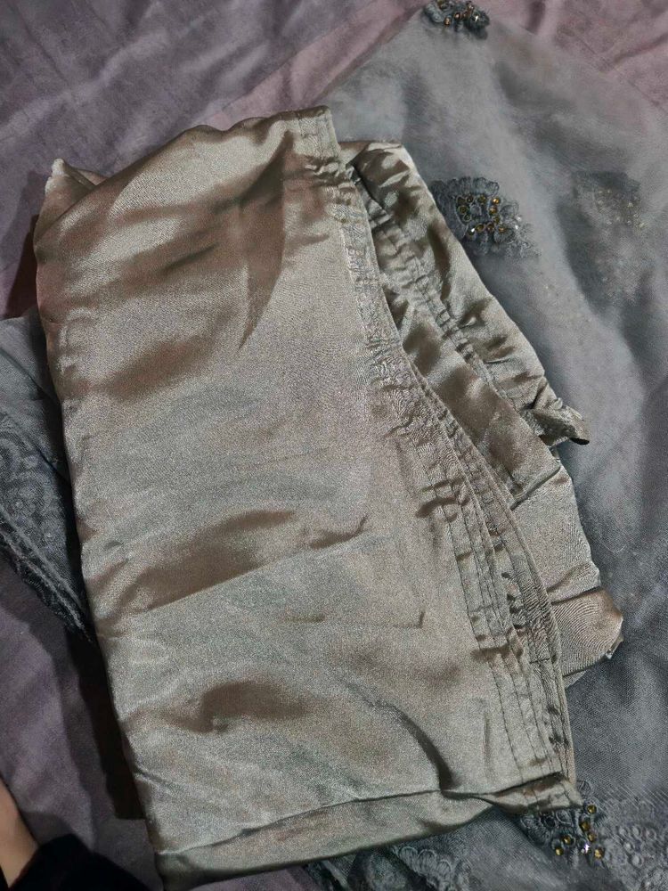 Grey Saree
