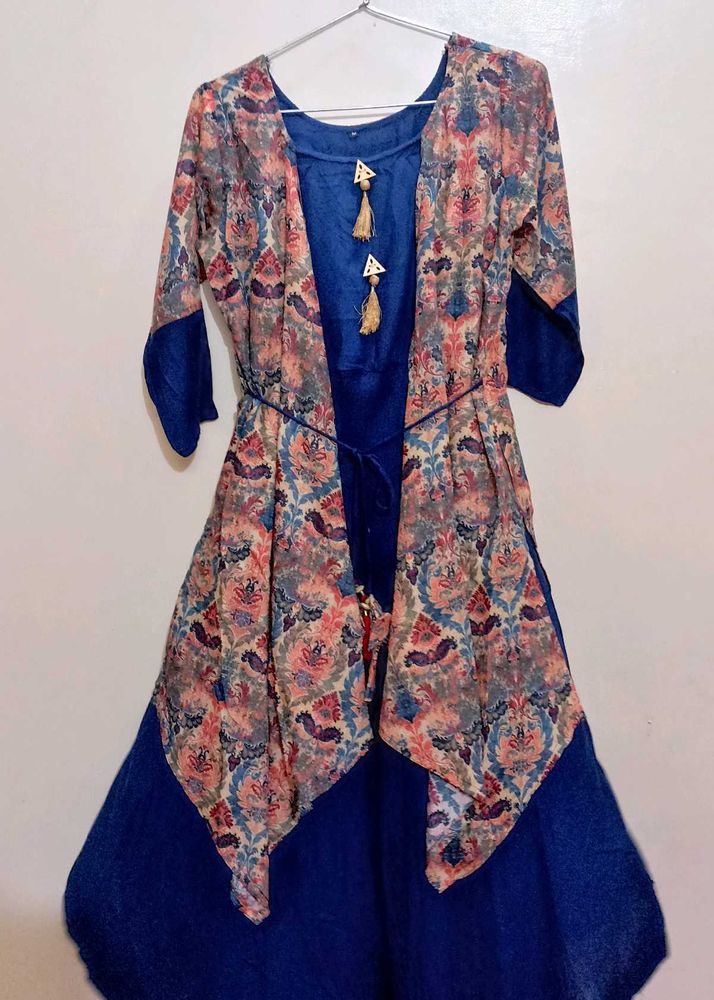 Blue Ethnic Kurta Set