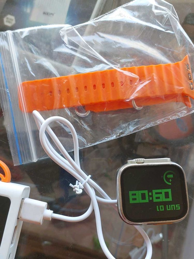 Smart Watch with Orange Band T10
