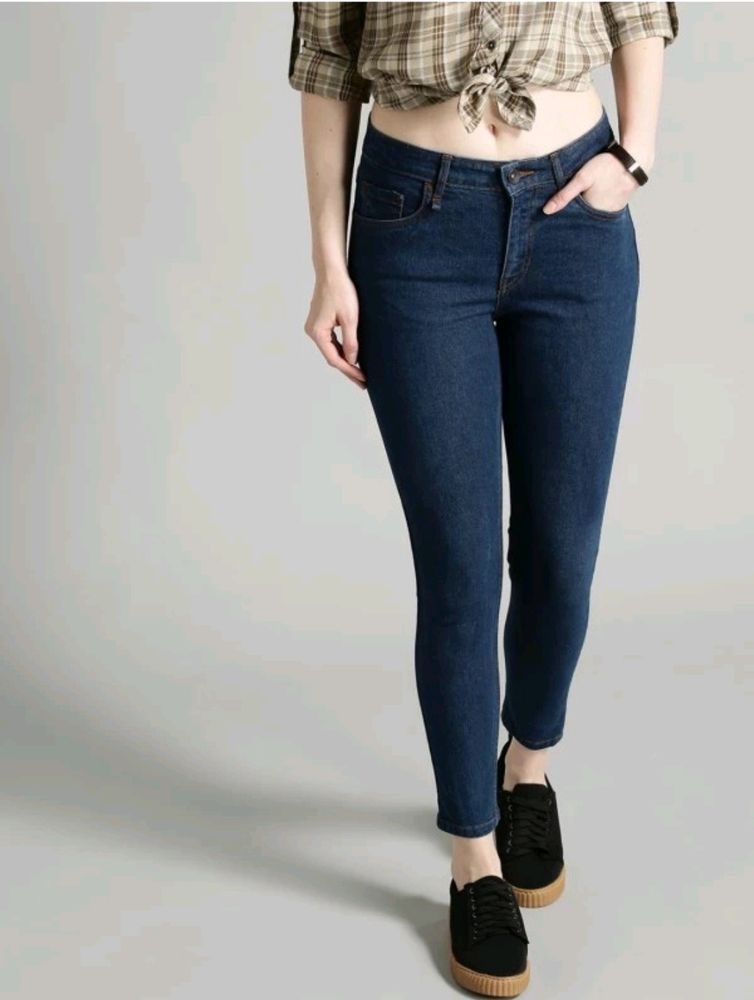 Dream Up Jeans Dark Blue Woman Wear