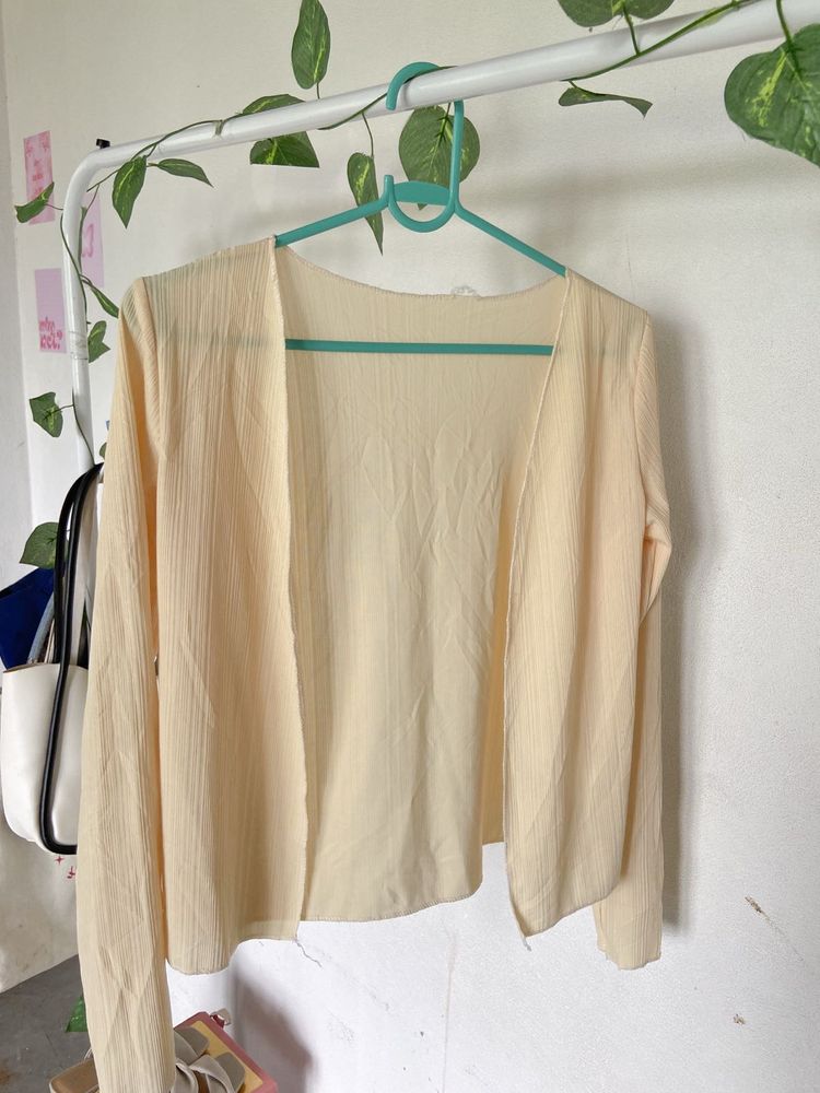 Butter Yellow Cardigan
