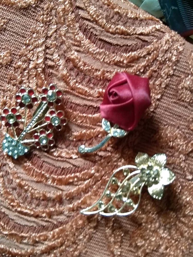 Brooch Set Pack Of 3 Batch