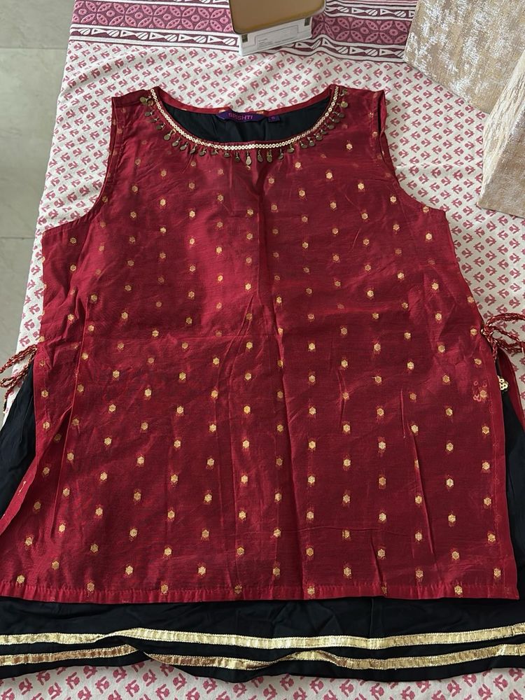 Stylish Maroon Kurti