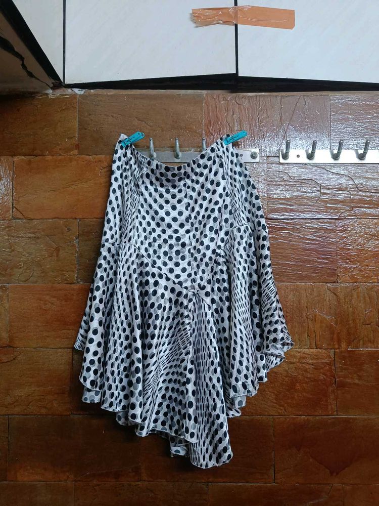 Polka Dot Skirt y2k skir