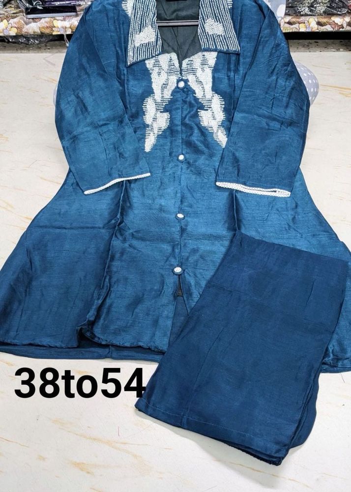 Brand New Pure Silk Coord Set