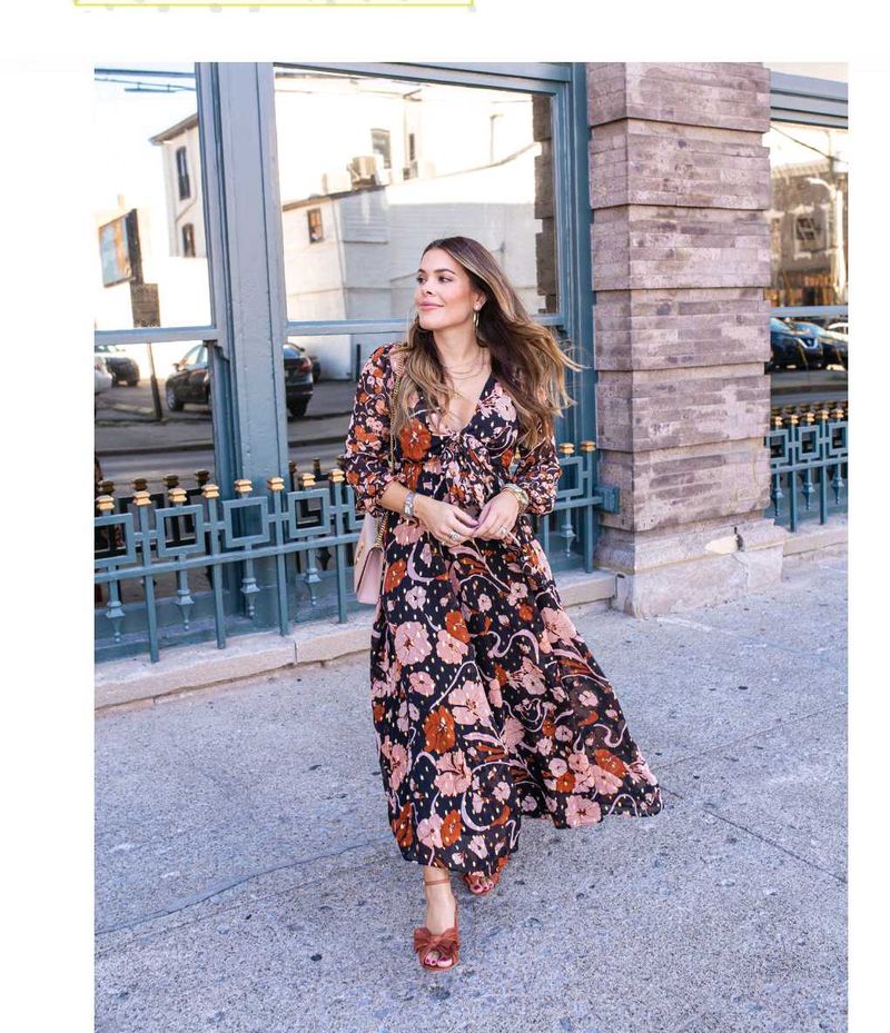Boho Chic Floral Maxi Dress