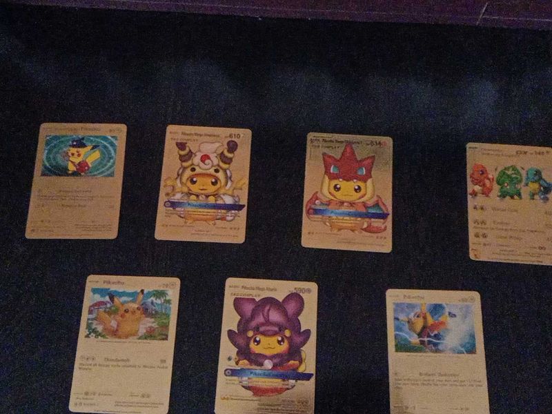 Rare Pokemon Golden Cards