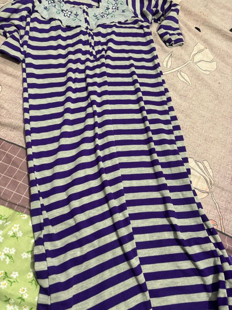 Striped Nightgown