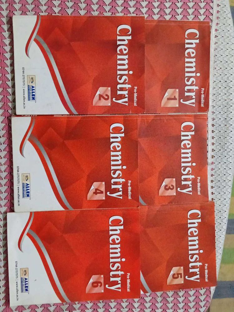 Allen Chemistry Books - Pre-Medical(Set of 12)