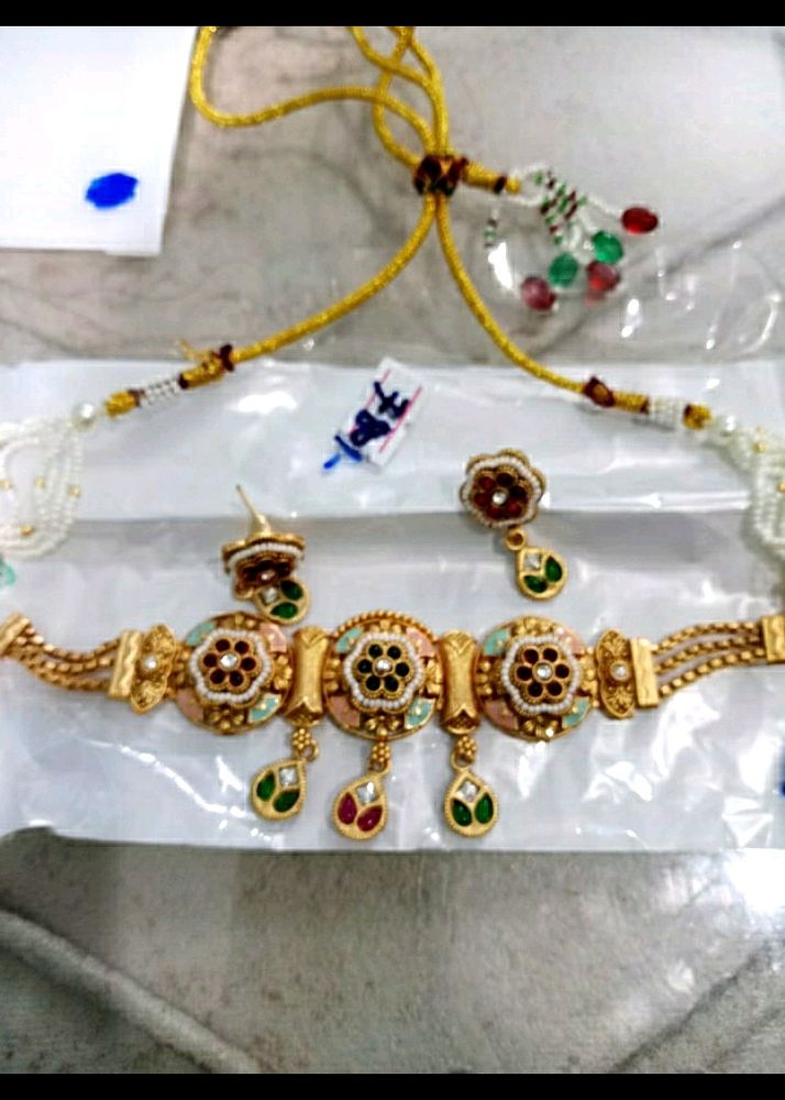 Matt Finish Jewellry Set