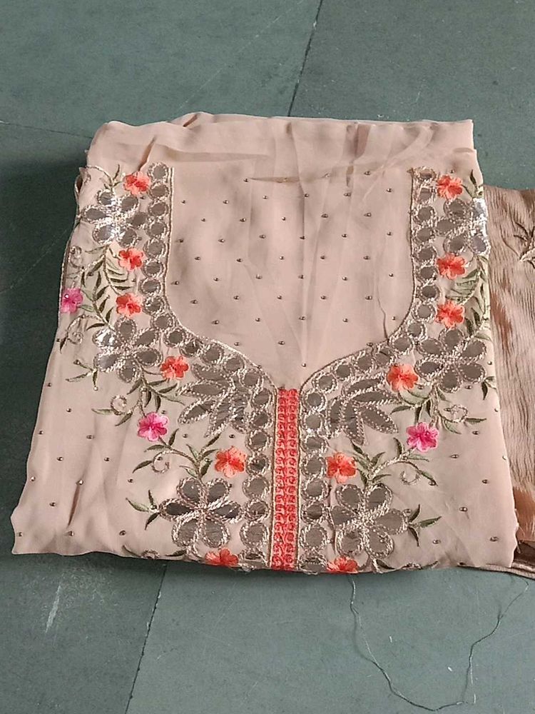 Elegant Dress Material 4 Piece