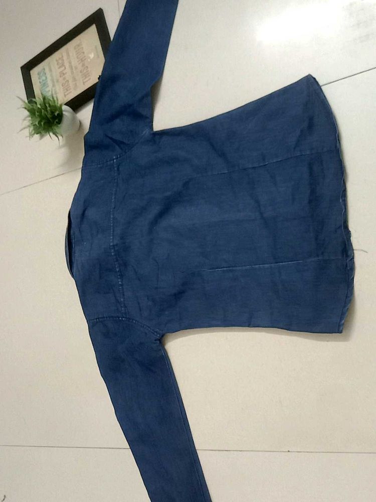 Denim Long Sleeve Shirt