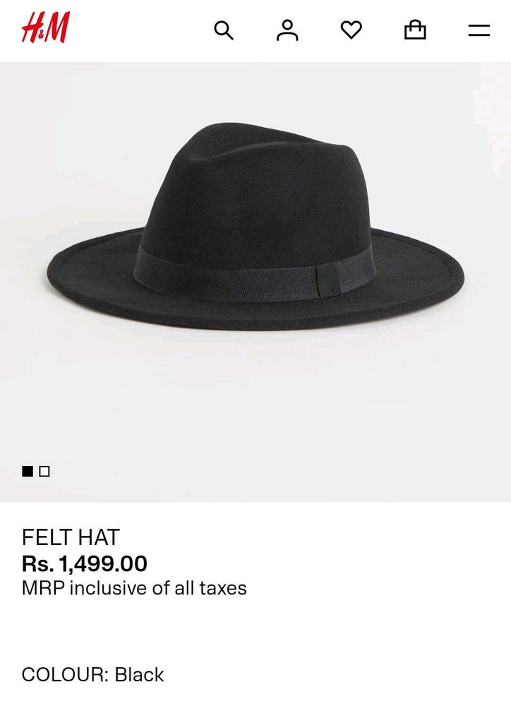 H&amp;M Women Black Hat
