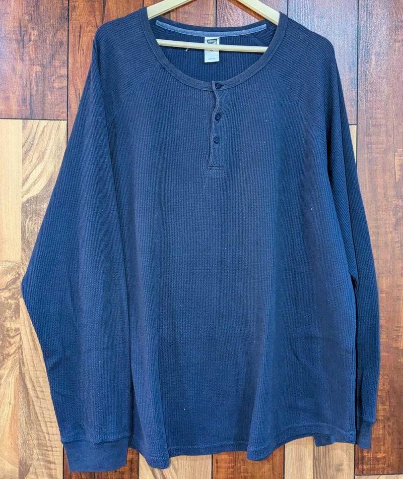 Blue Full-Sleeve T-Shirt - Casual &amp; Cool