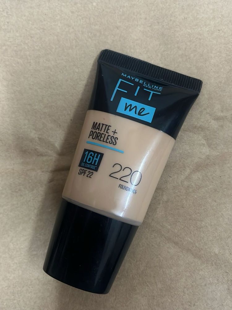 maybelline fit me foundation 220