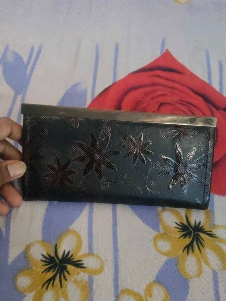 Floral Clutch Purse