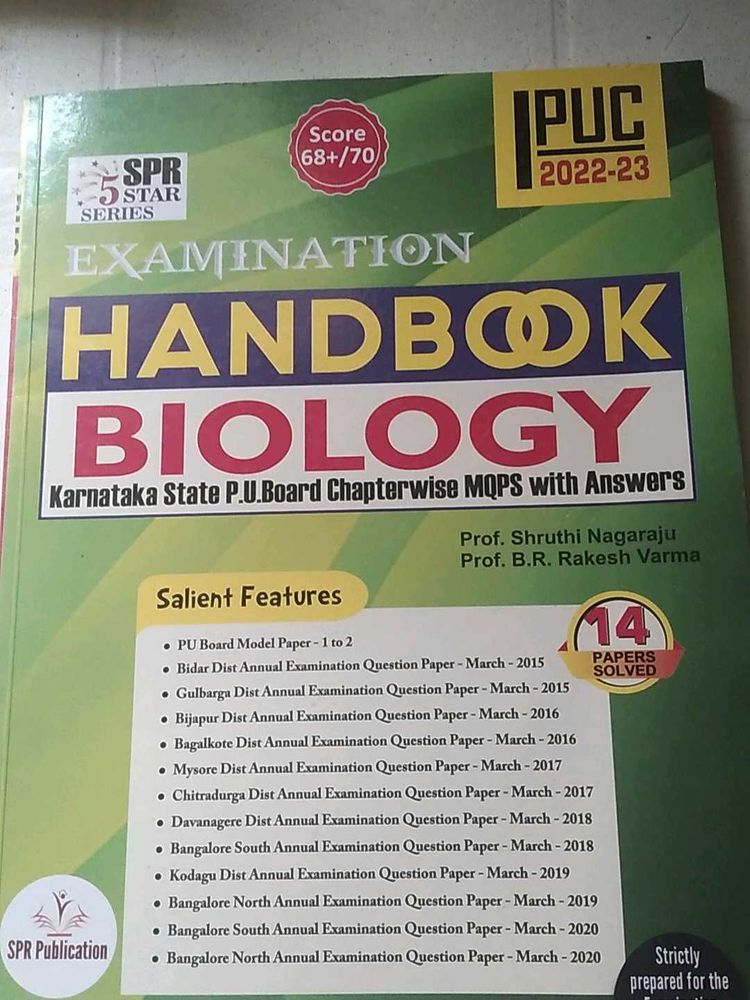 Biology Handbook PUC 2022-23