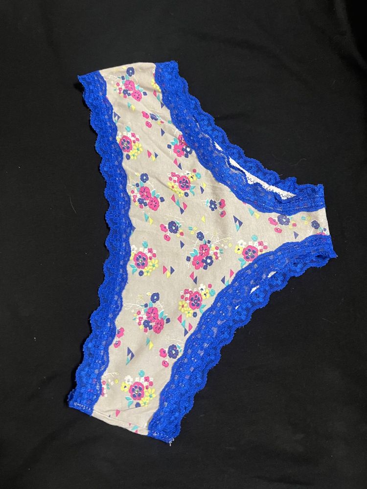 Floral Lace Trim 2 Panties
