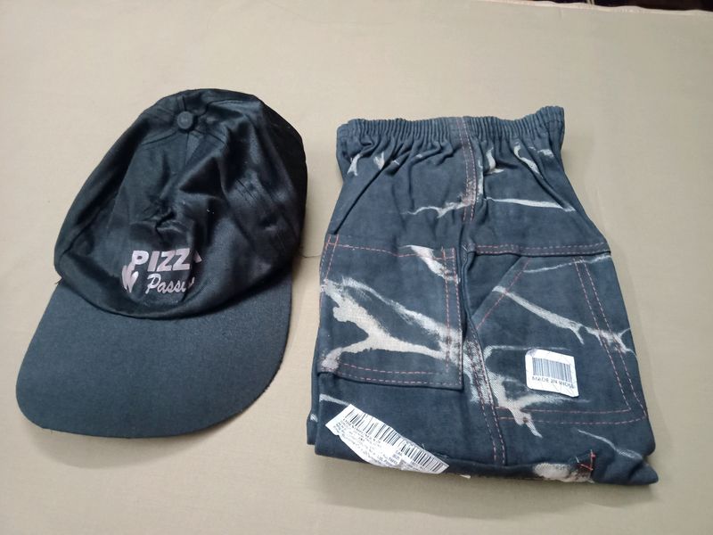 Kids Denim With Head Cap
