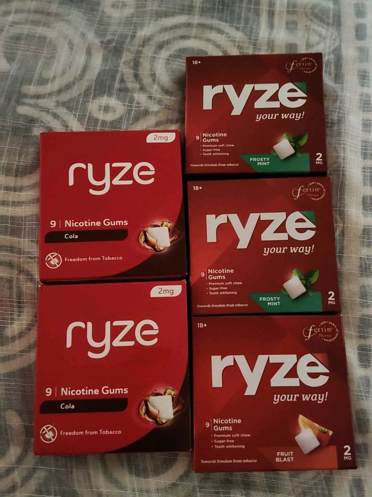Seal Pack Ryze Nicotine Gums 5 Packet