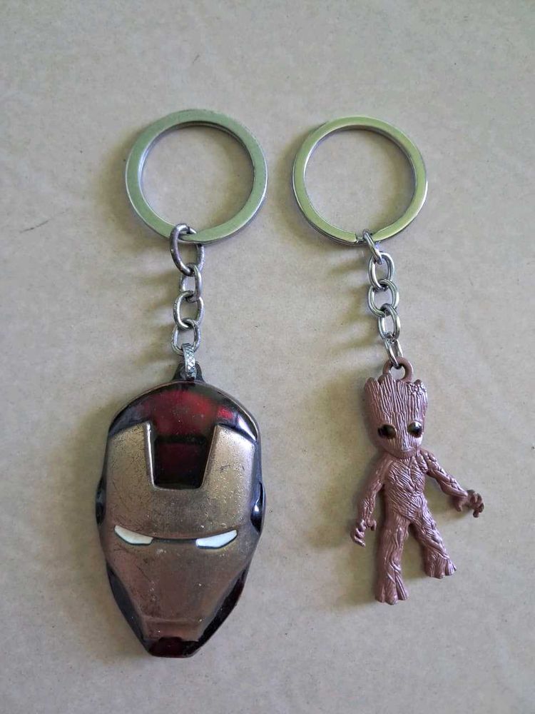 Marvel Keychains - Iron Man &amp; Groot!