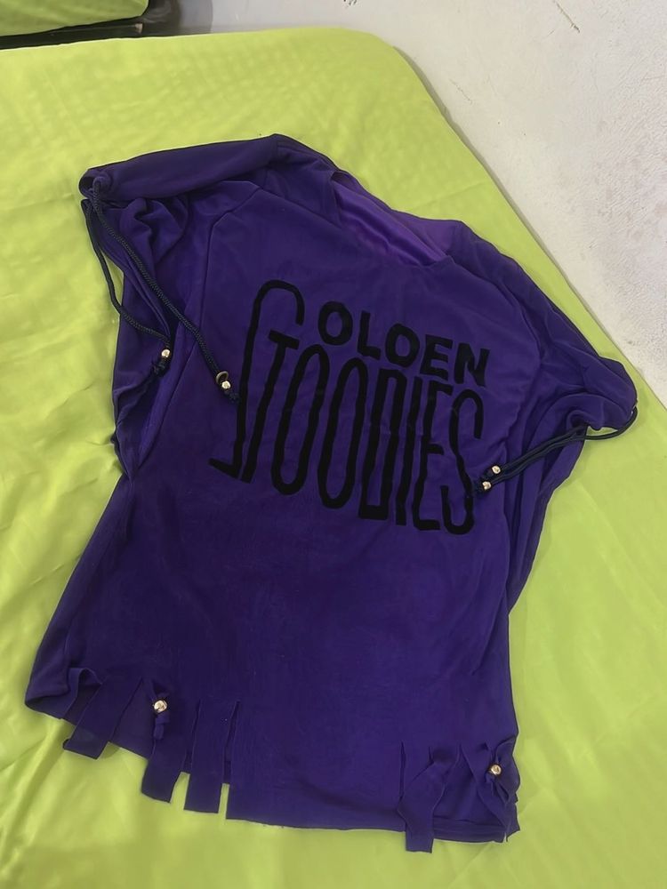 Purple "Golden Goodies" Top