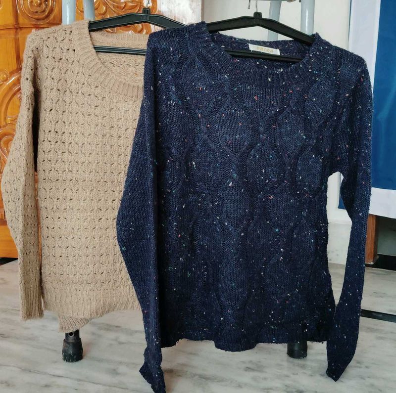 Cozy Knit Sweaters - Set of Two