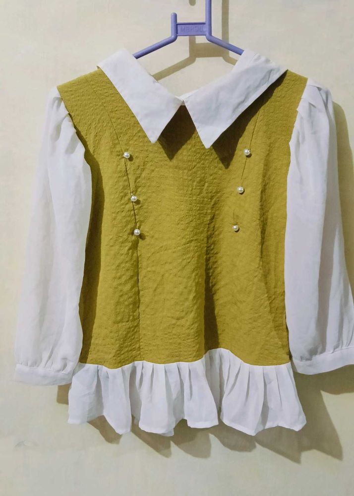 Lime Yellow Koren Top
