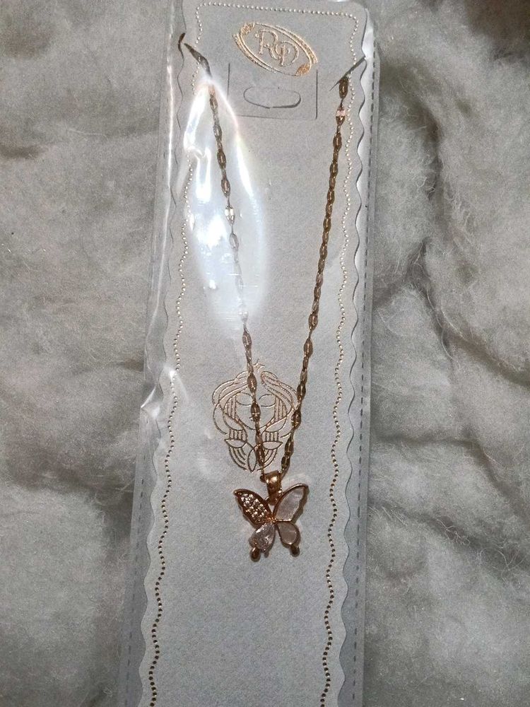 Butterfly Pendant Necklace